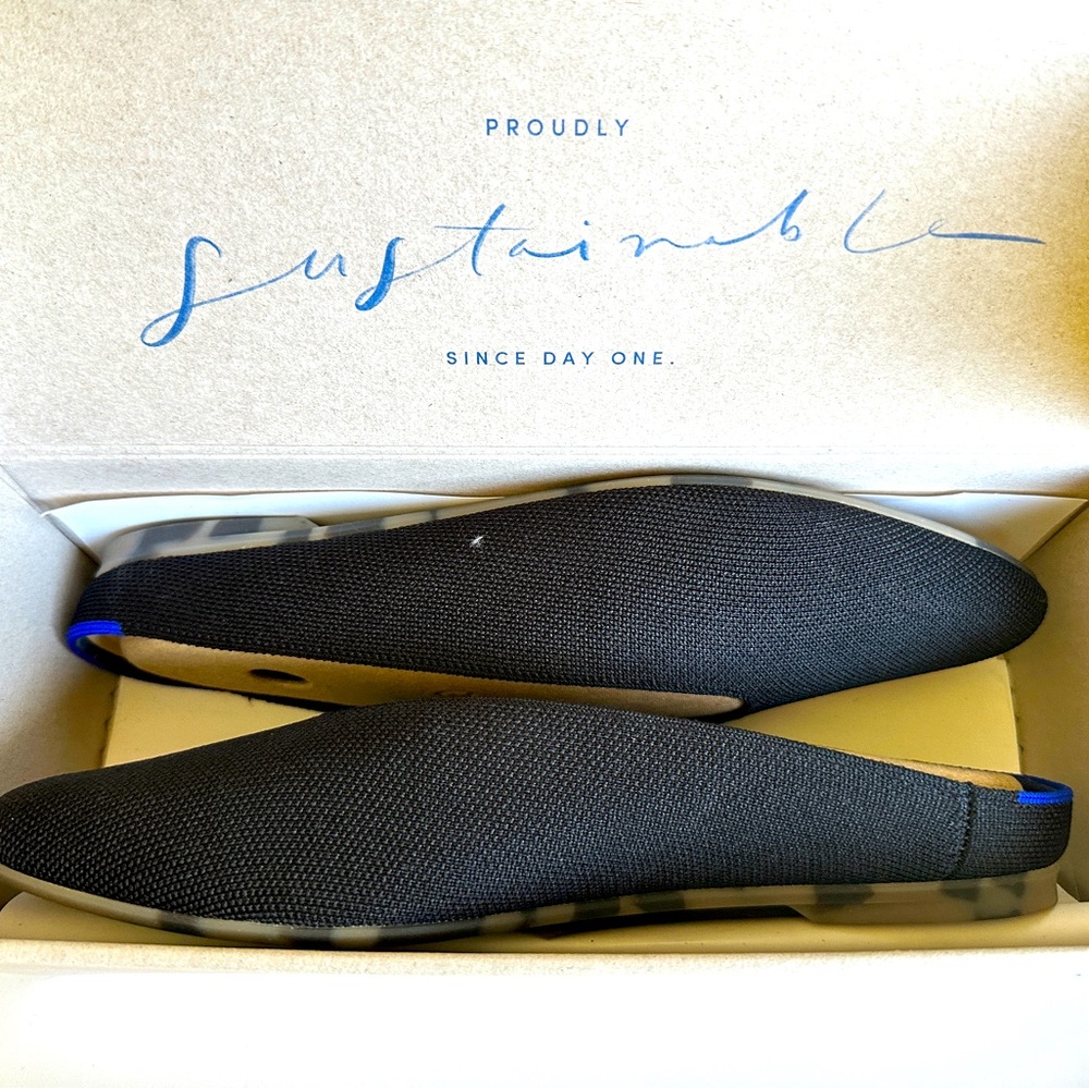 Rothy’s Almond Demi Black 9.5